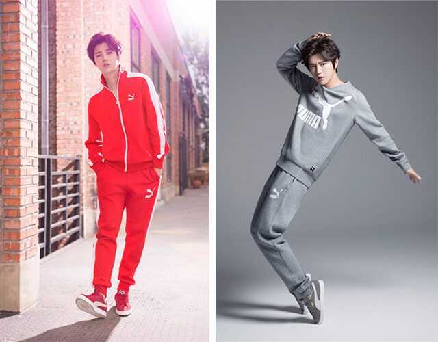 Puma Suede Platform 穿搭 鹿晗同款