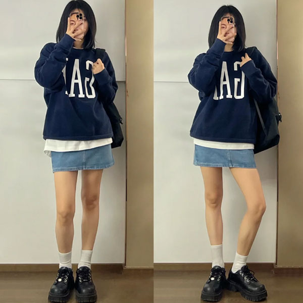 GAP 衛衣穿搭