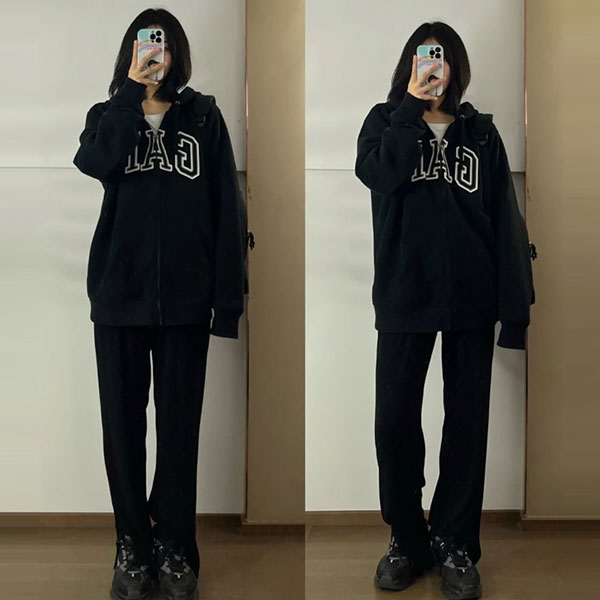 GAP 衛衣穿搭