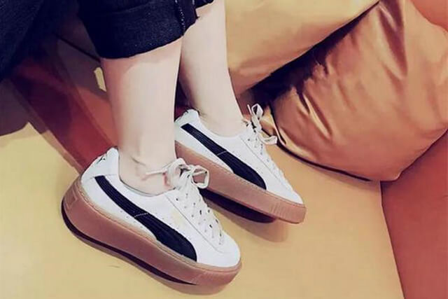 Puma Suede Platform 穿搭 升級版