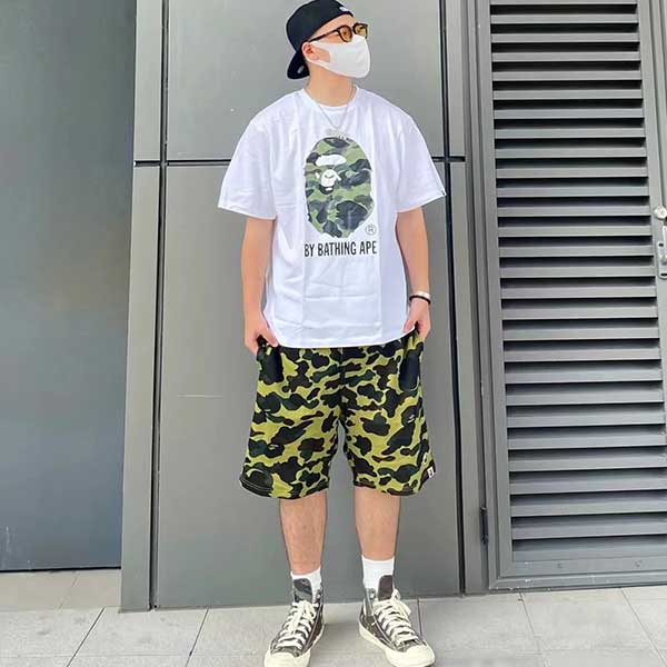 BAPE T恤穿搭