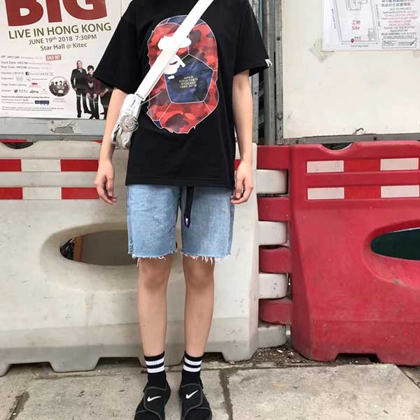 BAPE T恤穿搭