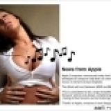 植入女性乳房的蘋果MP3