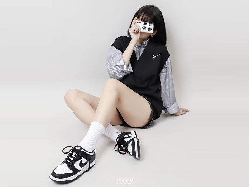 Nike Dunk Low熊貓真假