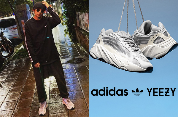 周杰倫率先上腳Adidas「YEEZY BOOST 700 V2」，銀白配色散發低調奢華感！ | manfashion這樣變型男