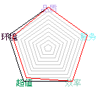 商店星状评比图