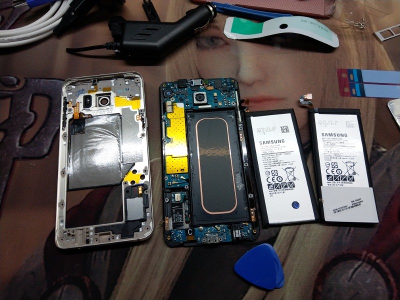 S6 Edge plus 更換原廠電池