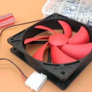 120mm 液壓軸承機箱風扇3pin 4p 雙接頭