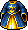 Lv 88 藍綢緞長袍(女)
