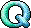 字母餅乾Q