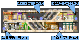 都会广场西部区域
